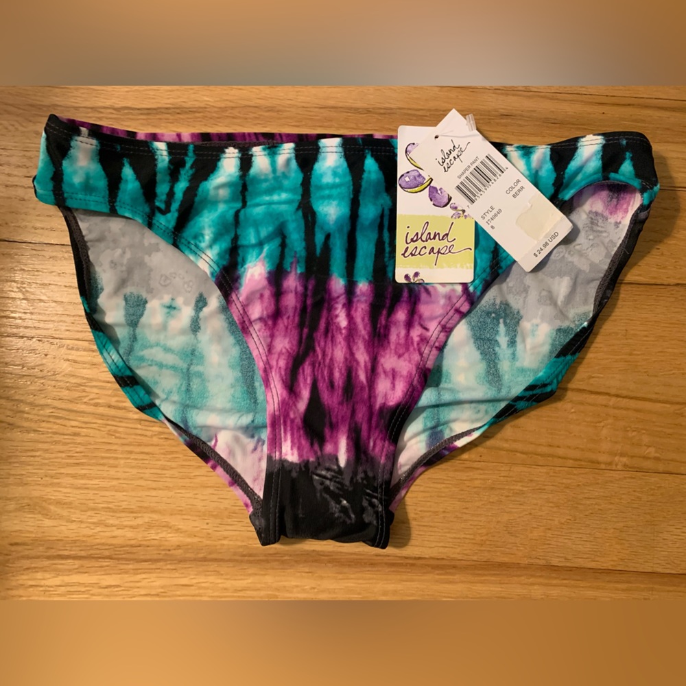 Island Escape bikini bottom size 8